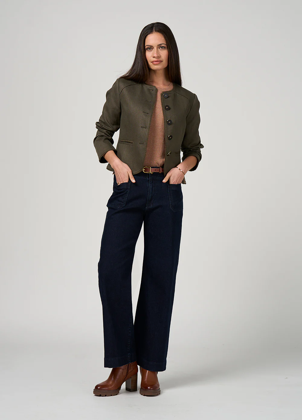 Loobie's Story Marlowe Jacket Olive - Image 7