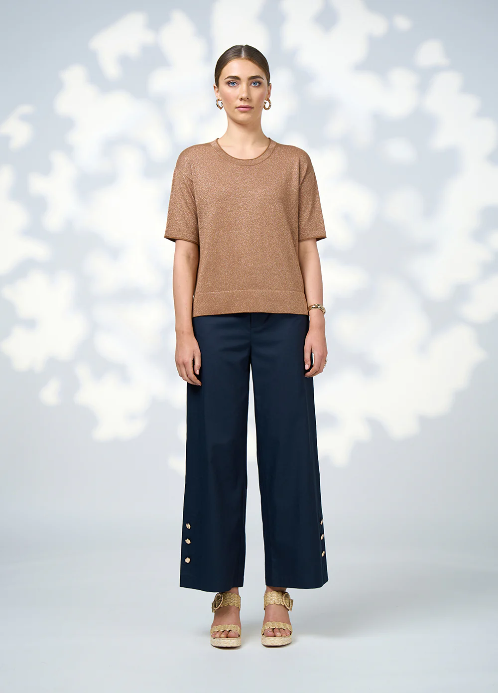 Loobies Story Mica Tee - Bronze Shimmer - Image 2