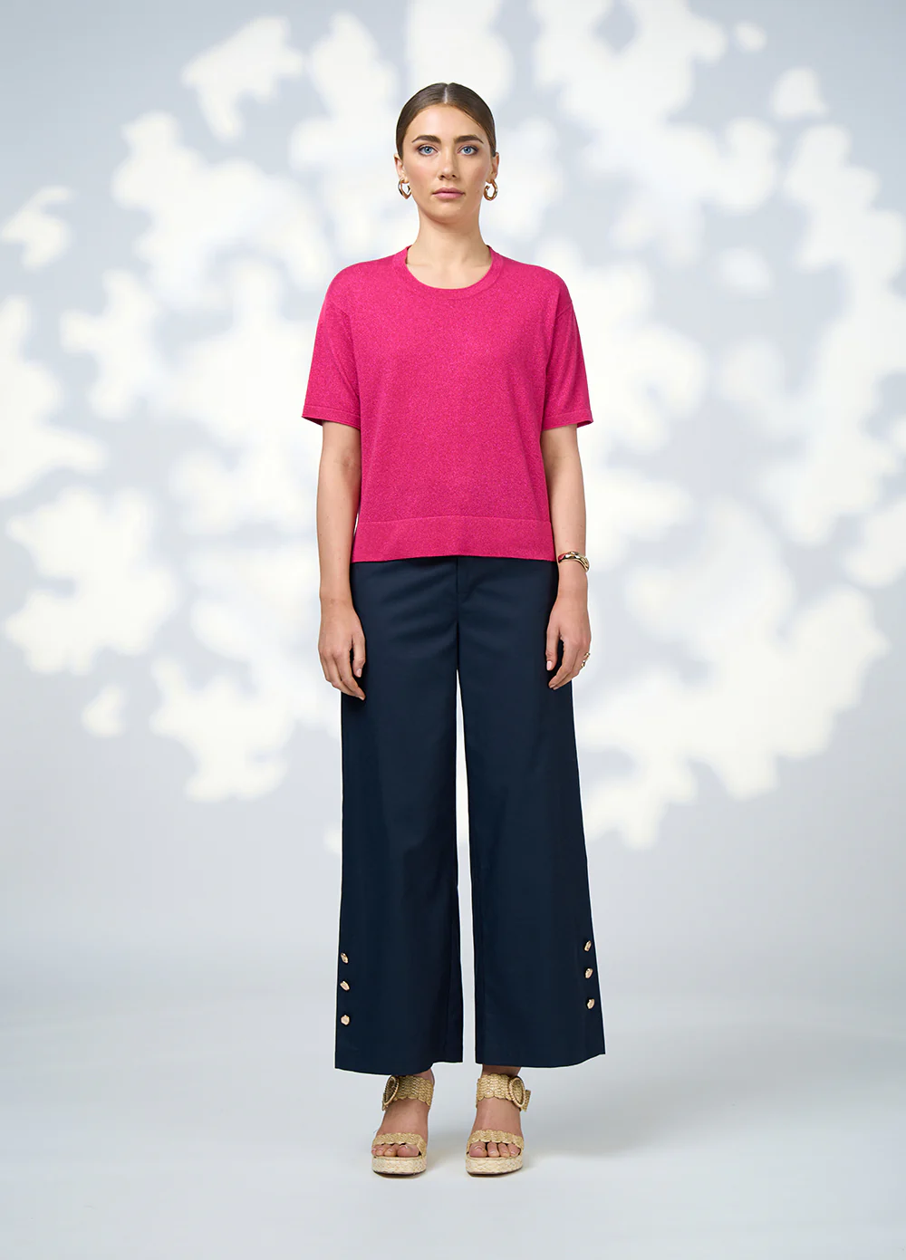 Loobies Story Mica Tee - Fuchsia - Image 2