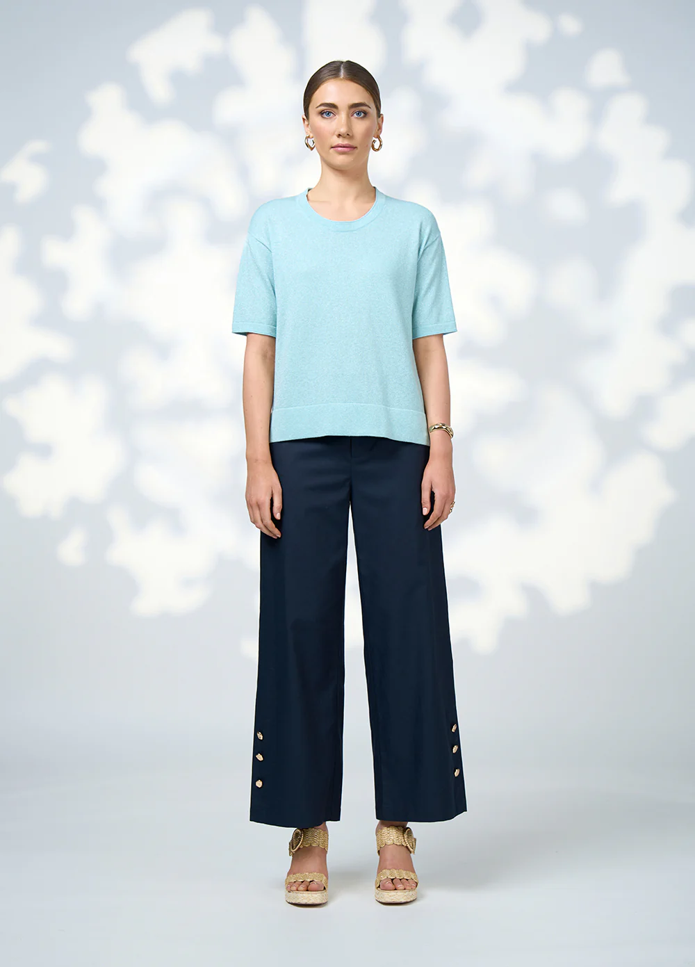 Loobies Story Mica Tee - Tiffany Blue - Image 2
