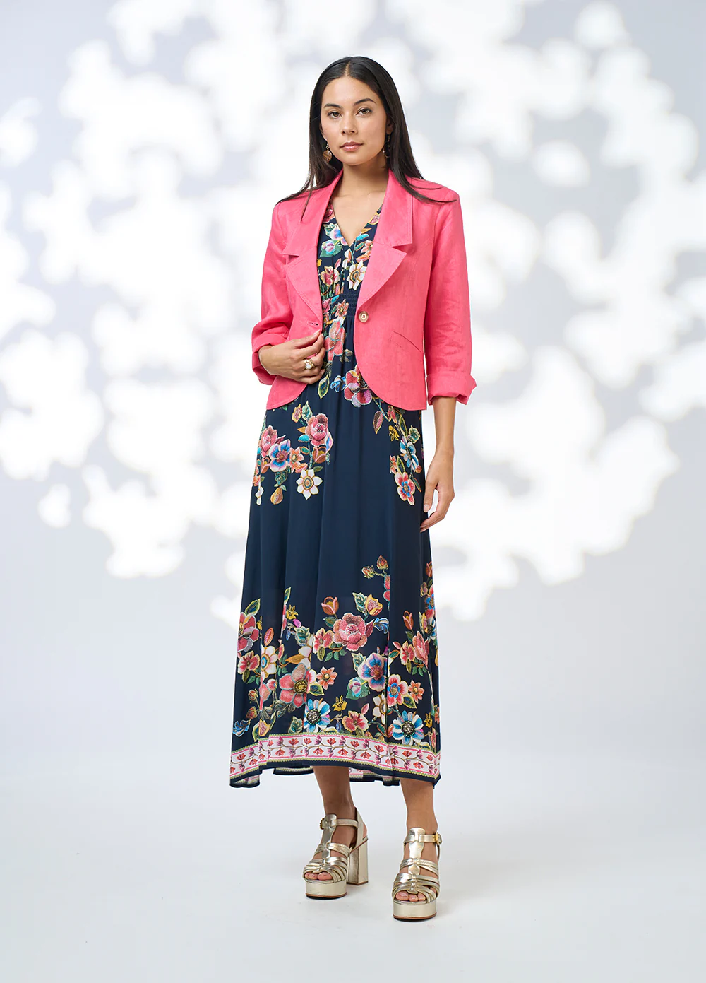 Loobie's Story Mystic Rose Midi Dress - Image 3