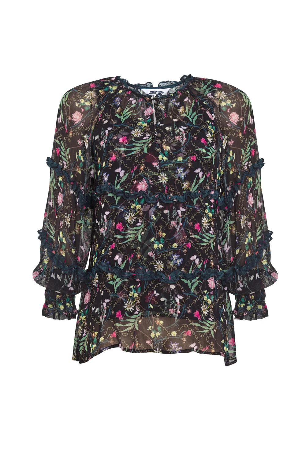 Loobies Story Paramour Blouse Black - Image 3