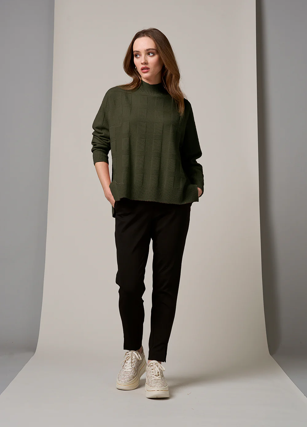 Loobies Story Pippa Sweater-Birch - Image 2