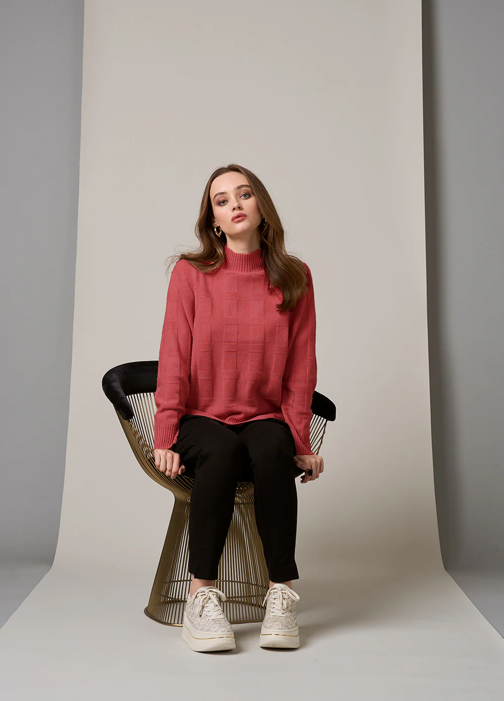 Loobies Story Pippa Sweater-Persimmon - Image 2