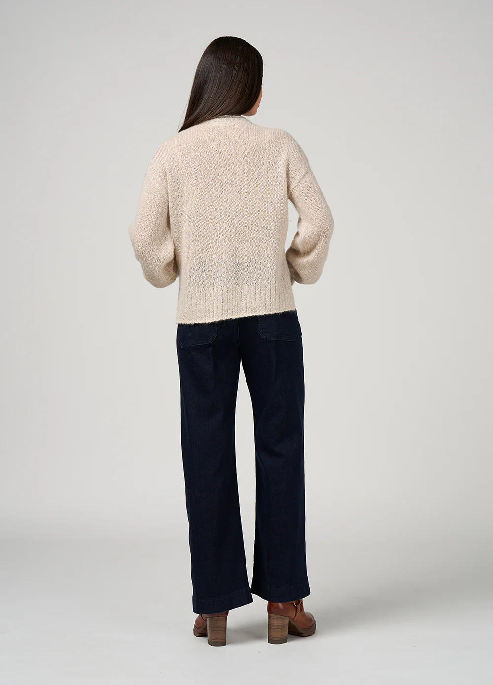 Loobies Story Ritz Sweater Oyster - Image 5