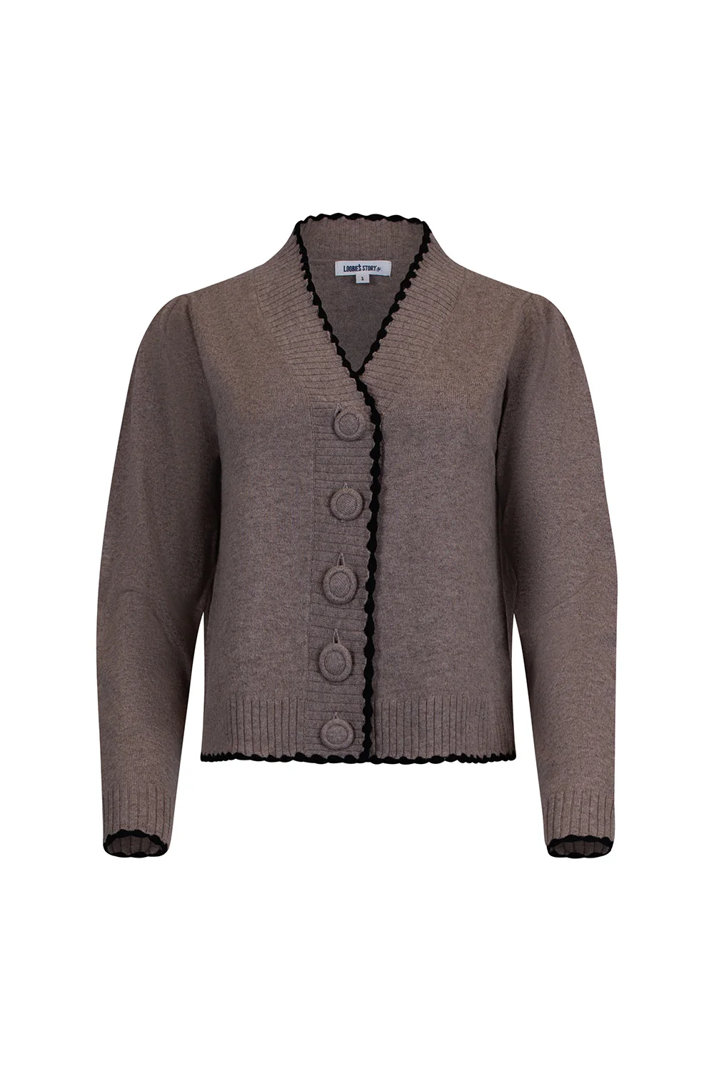 Loobies Story Rosalind Cardi-Walnut - Image 3