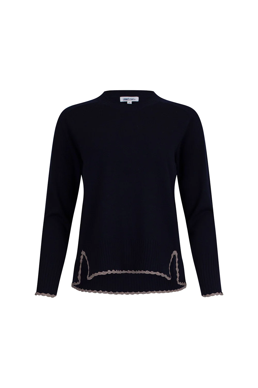 Loobies Story Rosalind Sweater- Indigo - Image 2