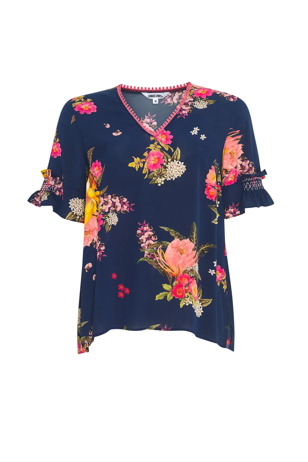 Loobies Story Sorrento Tee-Indigo - Image 3