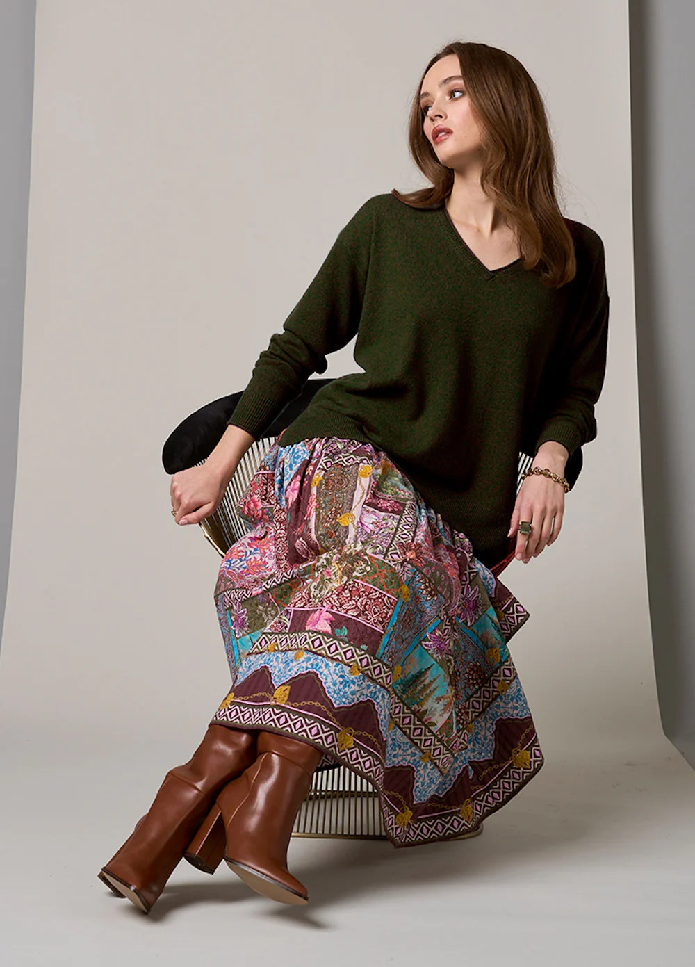 Loobies Story Spencer Sweater - Olive