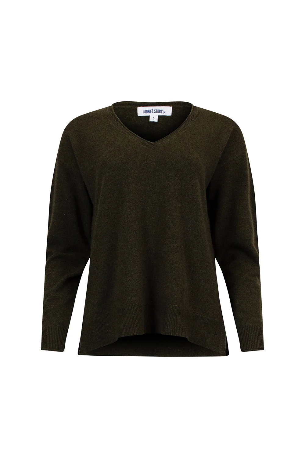 Loobies Story Spencer Sweater - Olive - Image 3
