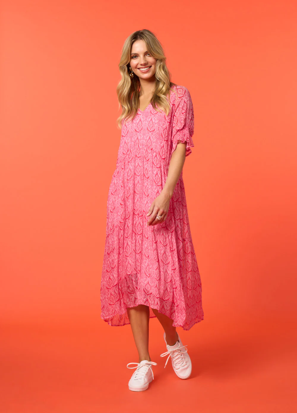 Loobies Story Tarsh Dress - Coral