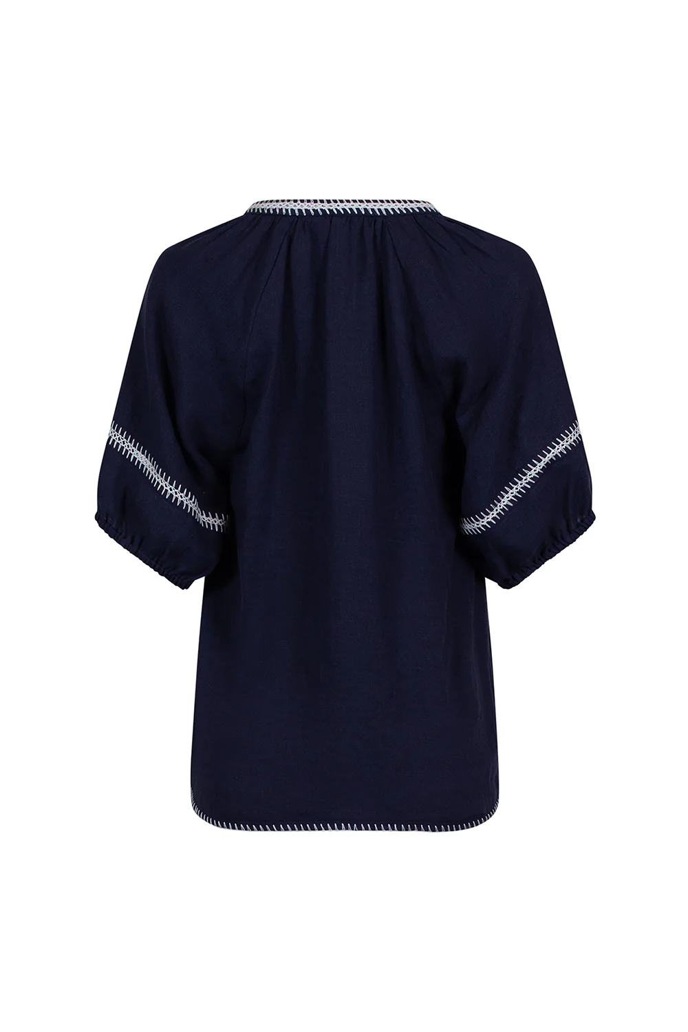 Loobies Story Verena Blouse - Indigo - Image 3