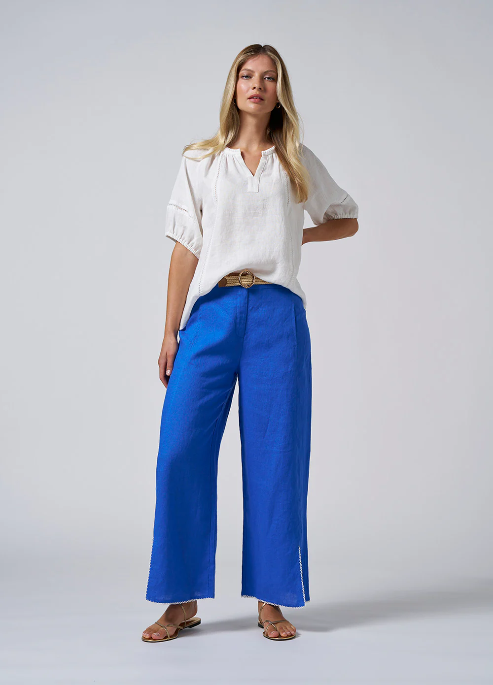 Loobies Story Verena Blouse - White - Image 2