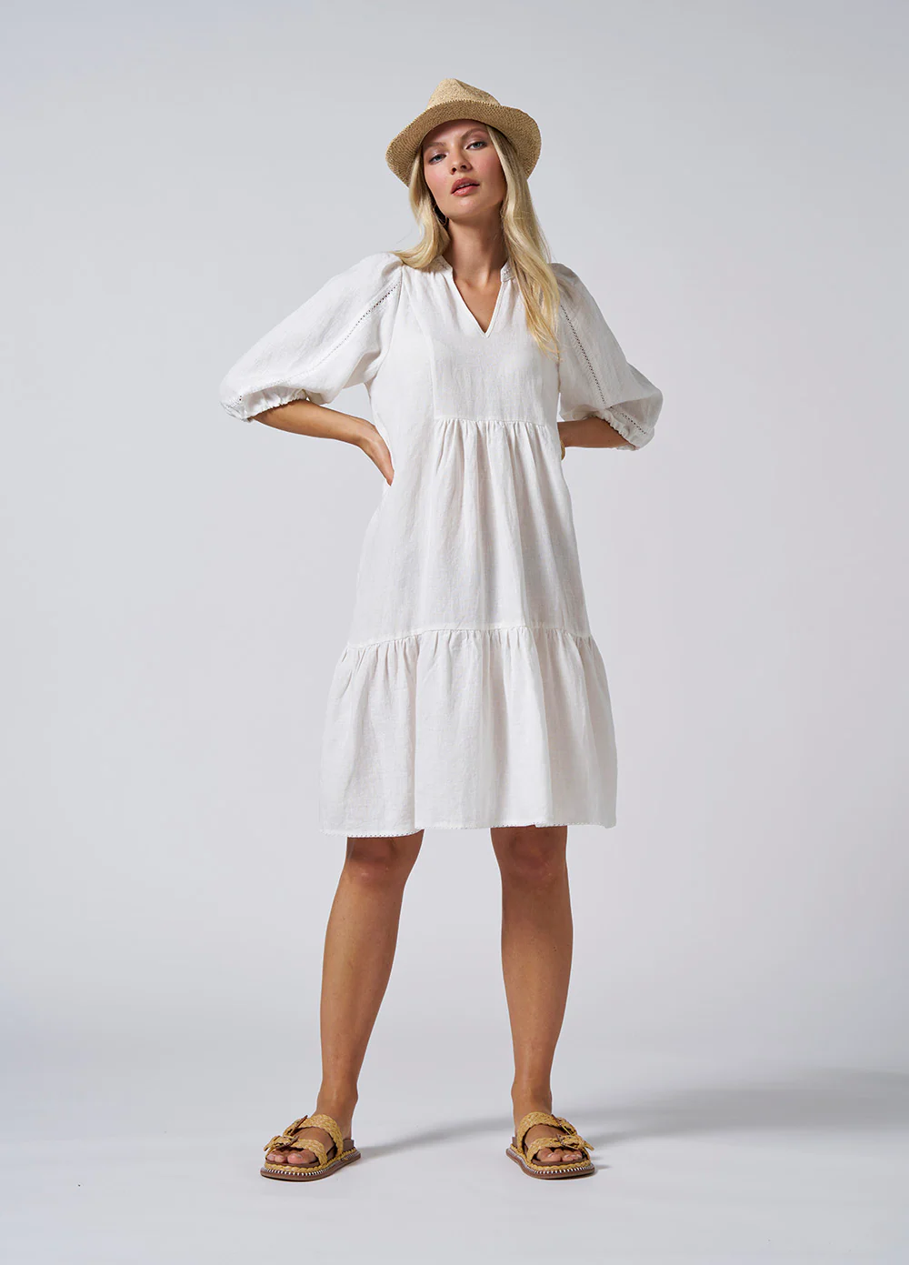 Loobies Story Verena Dress - White - Image 2