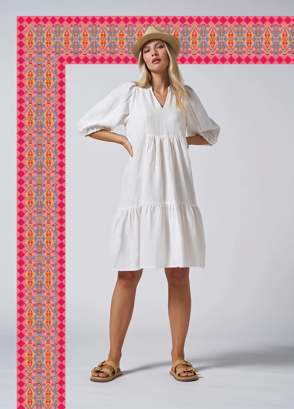 Loobies Story Verena Dress - White - Image 4