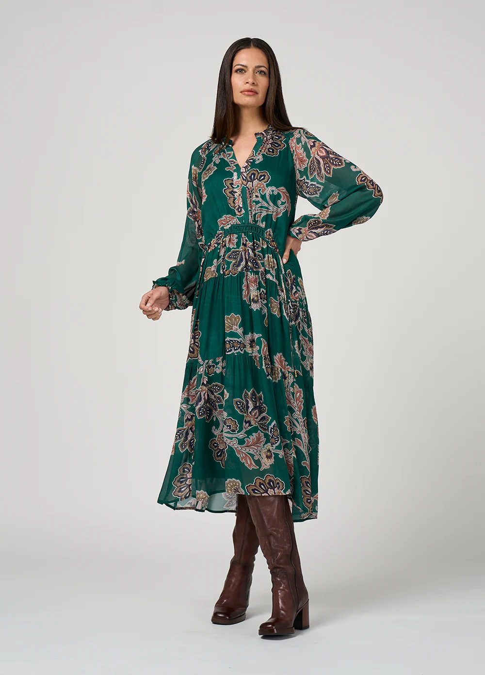 Loobie's Story Versailles Midi Dress