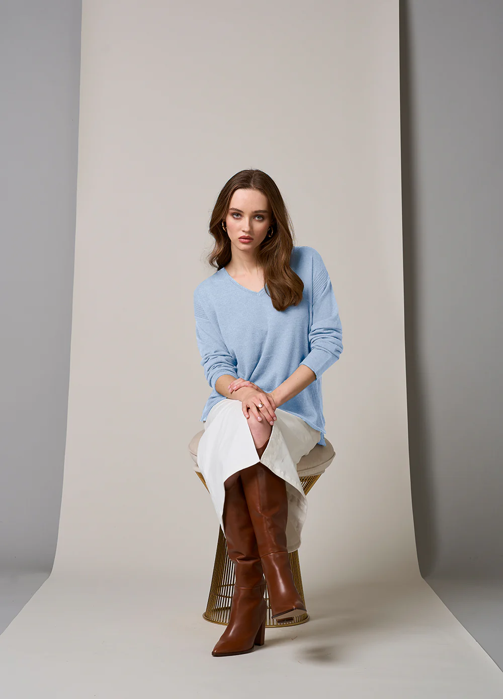 Loobies Story Vivi Sweater - Artic Blue - Image 2