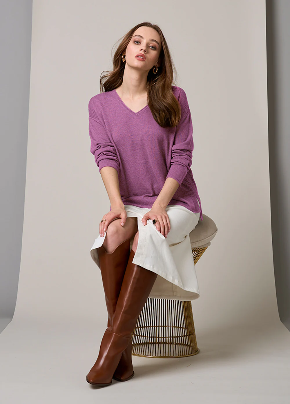 Loobies Story Vivi Sweater - Wisteria - Image 2