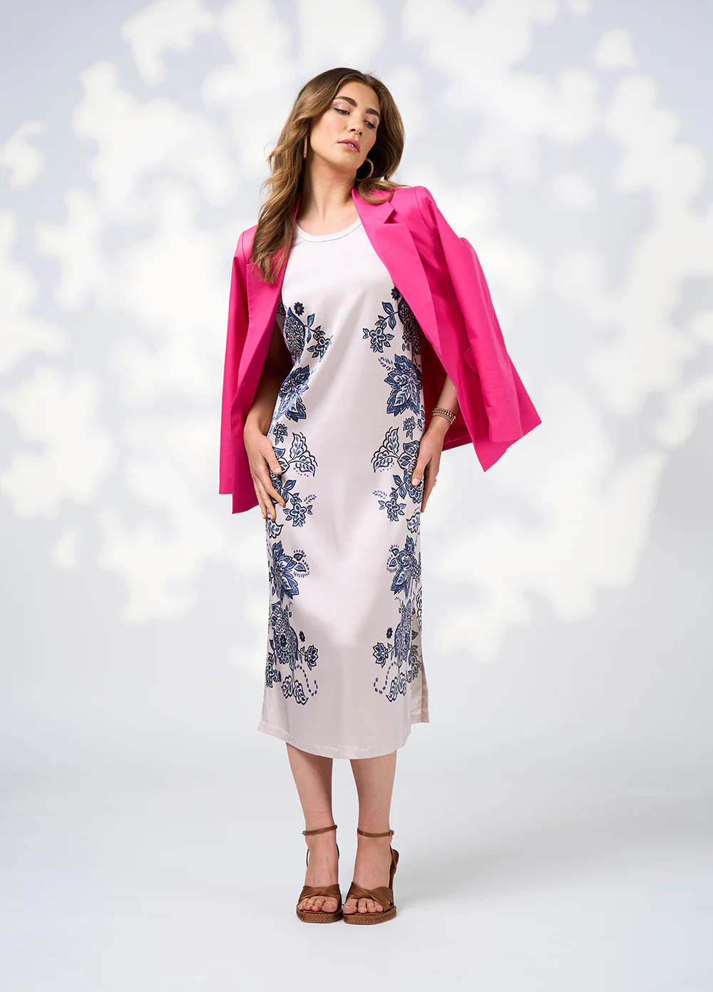 Loobie's Story Willa Blazer in Fuchsia - Image 7