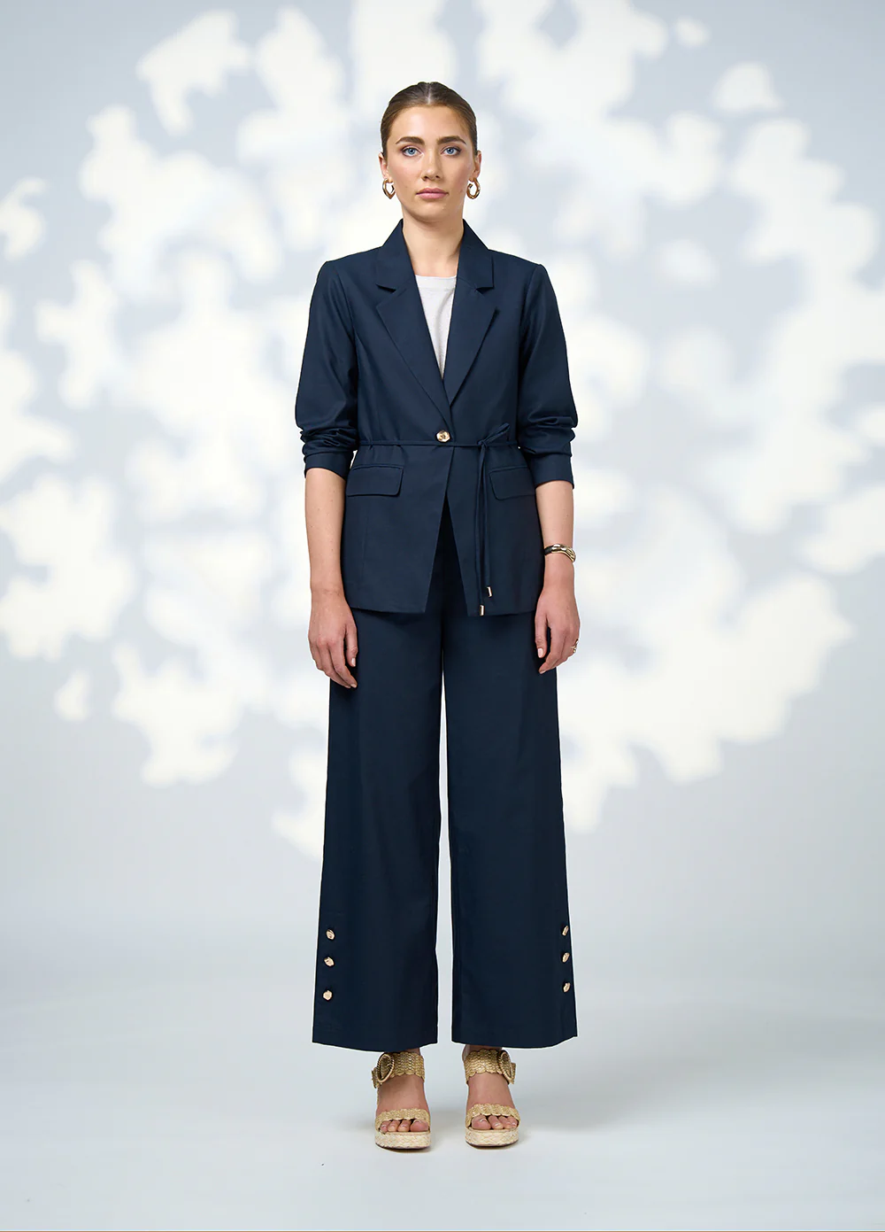 Loobie's Story Willa Blazer in Indigo - Image 3