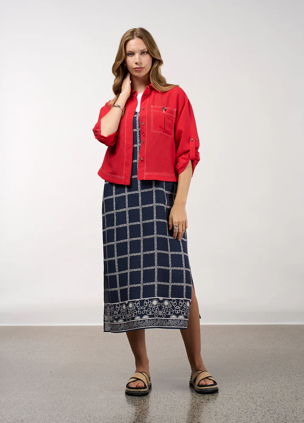 Madly Sweetly Aspect Jacket - Poppy - Image 3