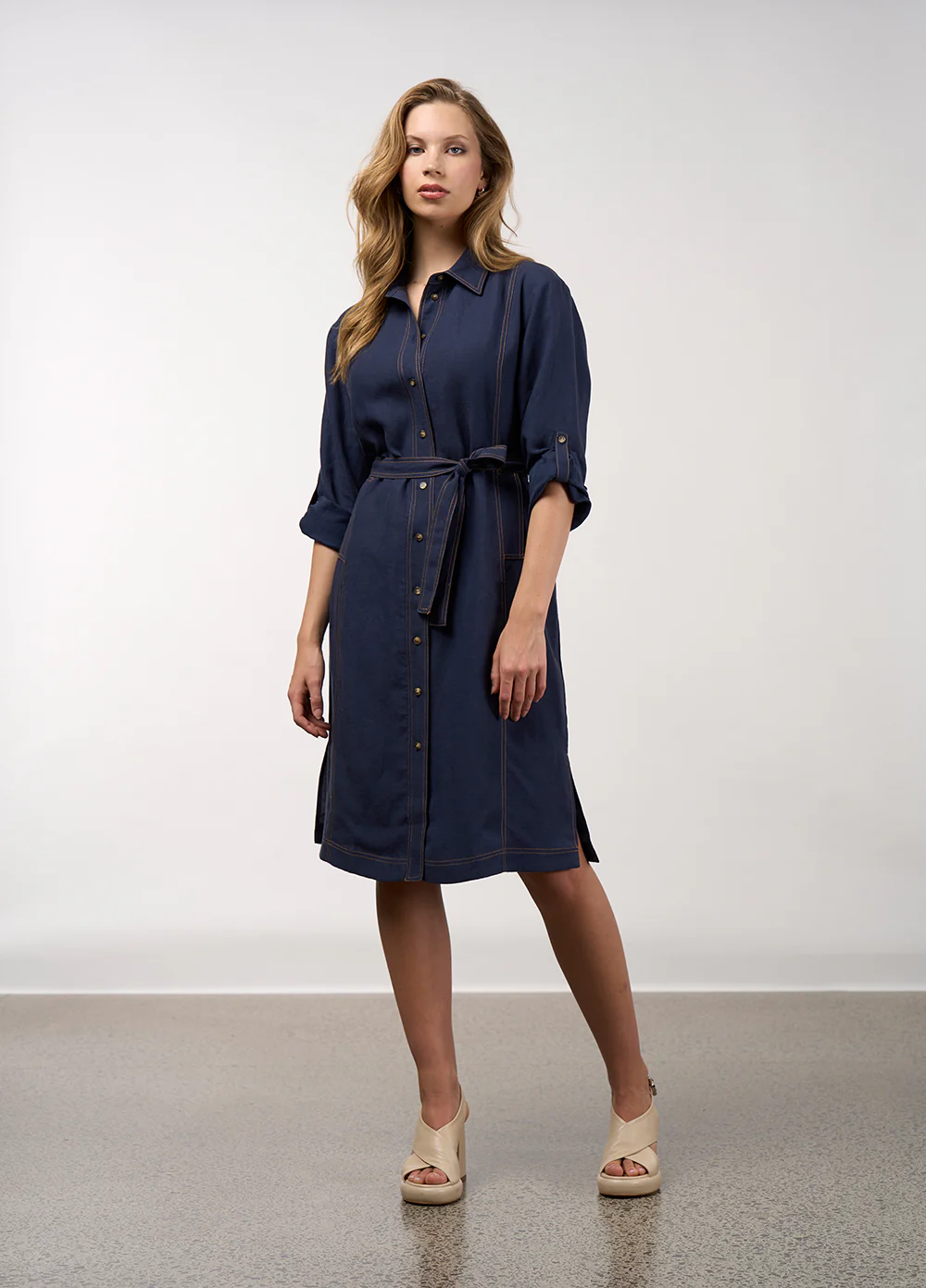 Madly Sweetly Aspect Trench Dress - Image 2