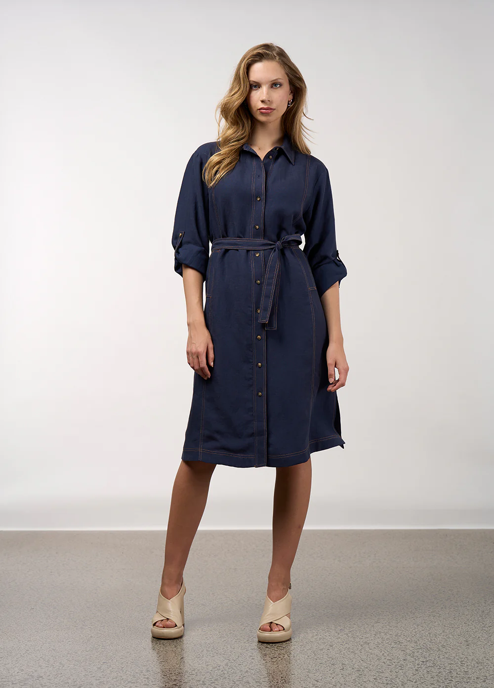Madly Sweetly Aspect Trench Dress - Image 3