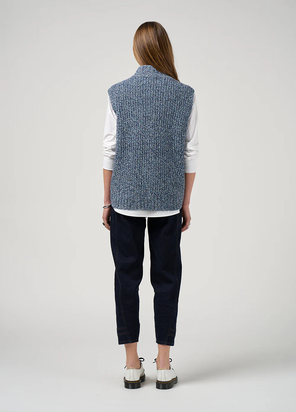 Madly Sweetly Campfire Vest Denim Fleck - Image 3