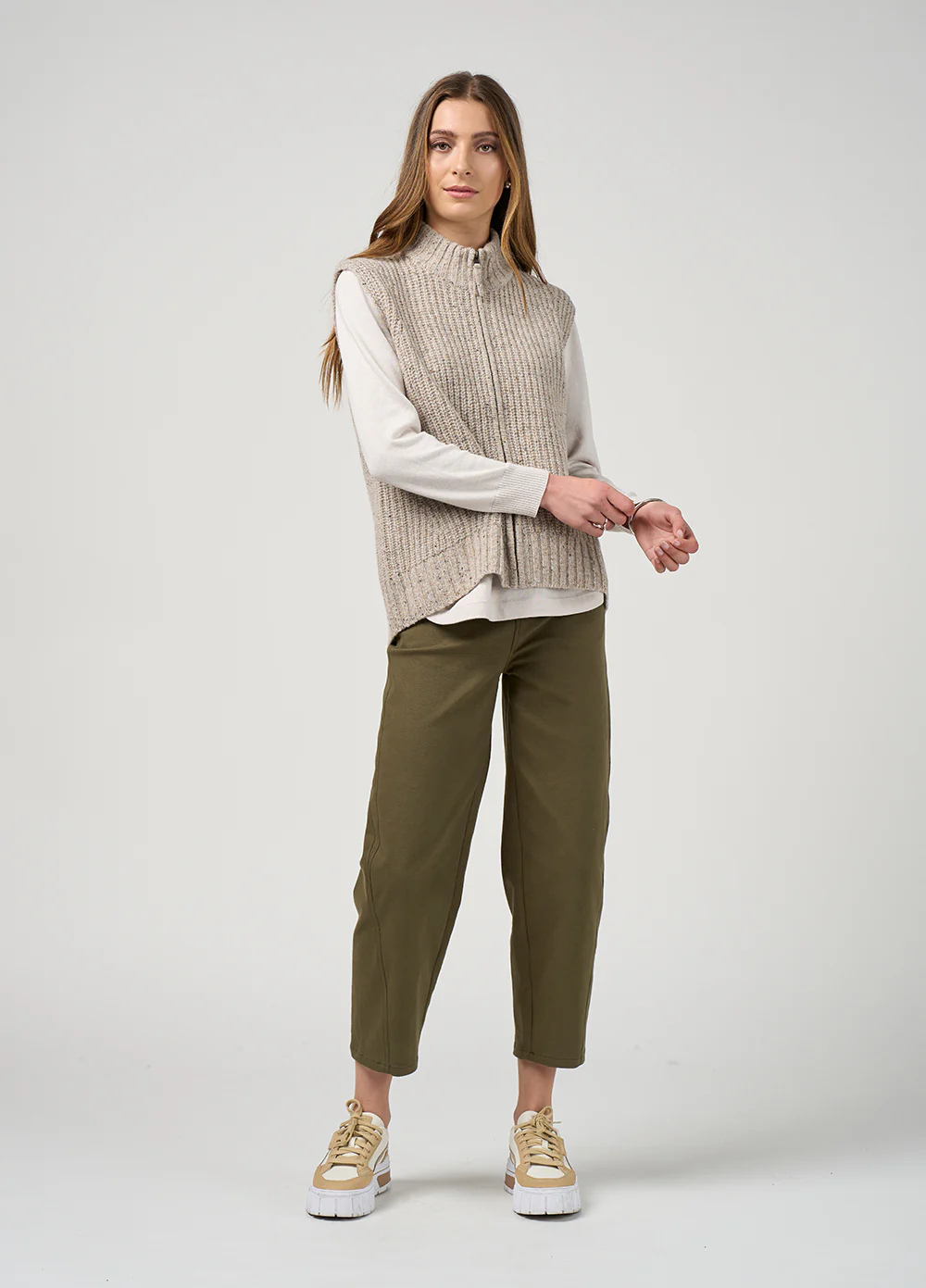 Madly Sweetly Campfire Vest Pumice Fleck - Image 3