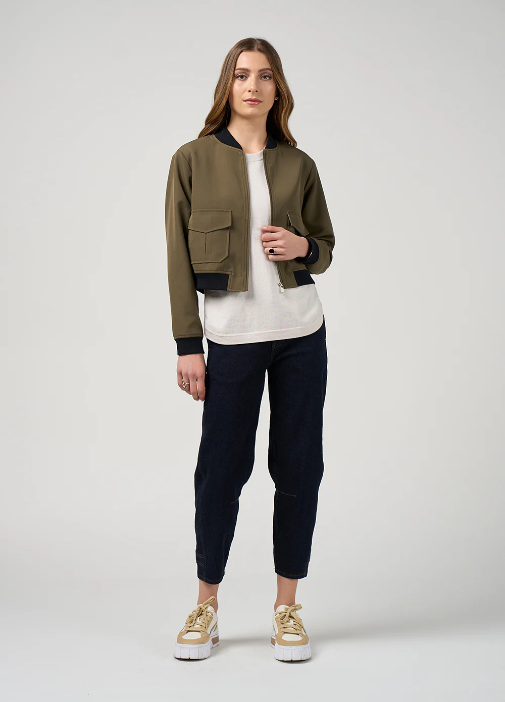 Madly Sweetly Cavalry Jacket Khaki - Image 4
