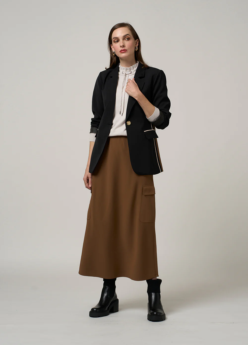 Madly Sweetly Cipher Blazer - Black - Image 3
