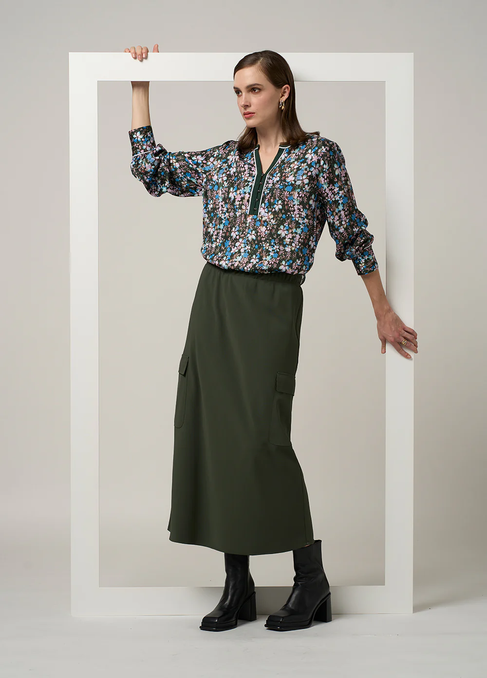 Madly Sweetly Cipher Skirt - Spruce - Image 2
