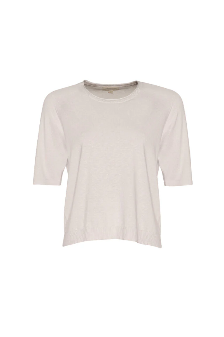 Madly Sweetly Cross Your Tee - Chalk