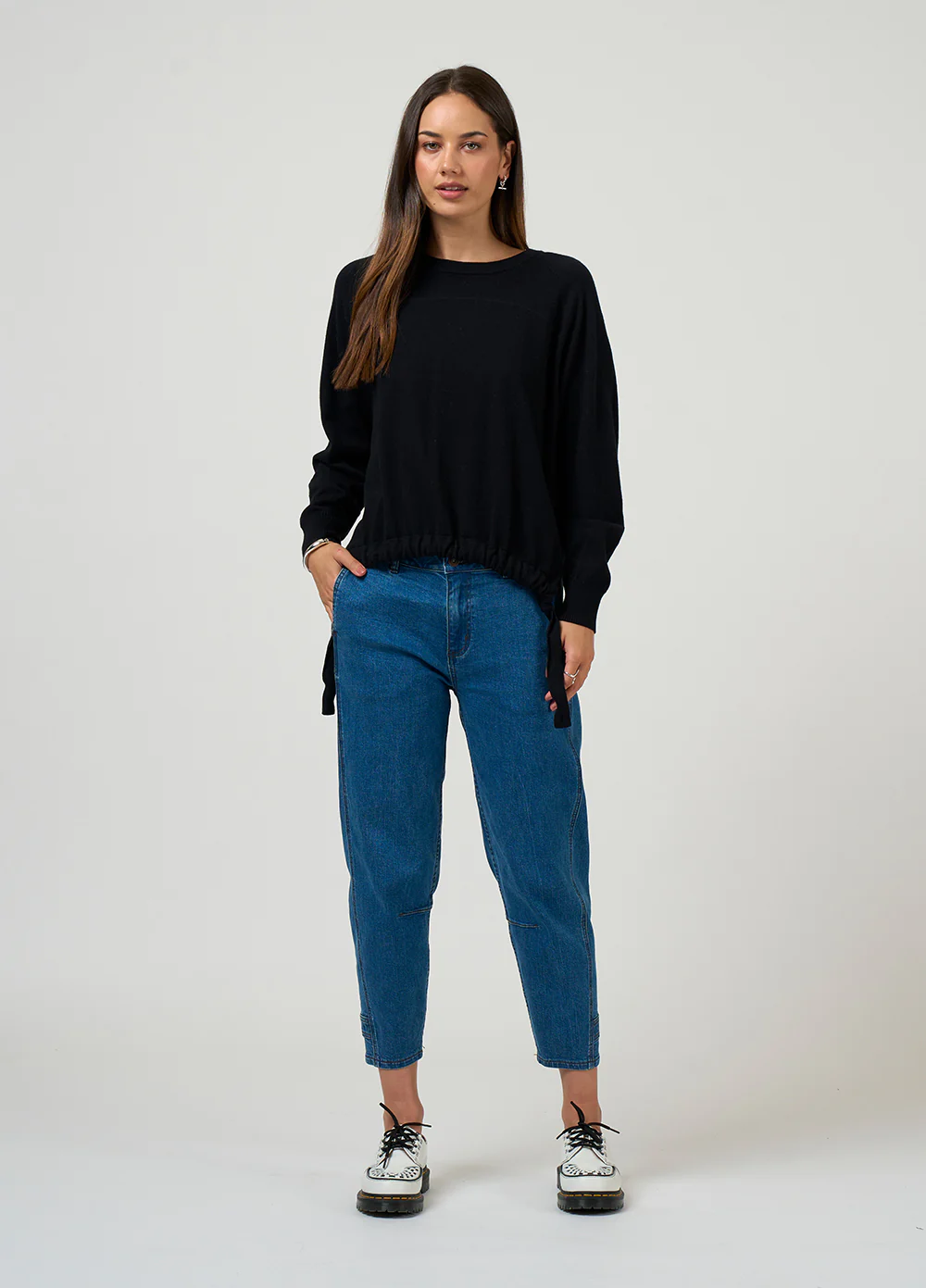 Madly Sweetly Current Sweater - Black - Image 4