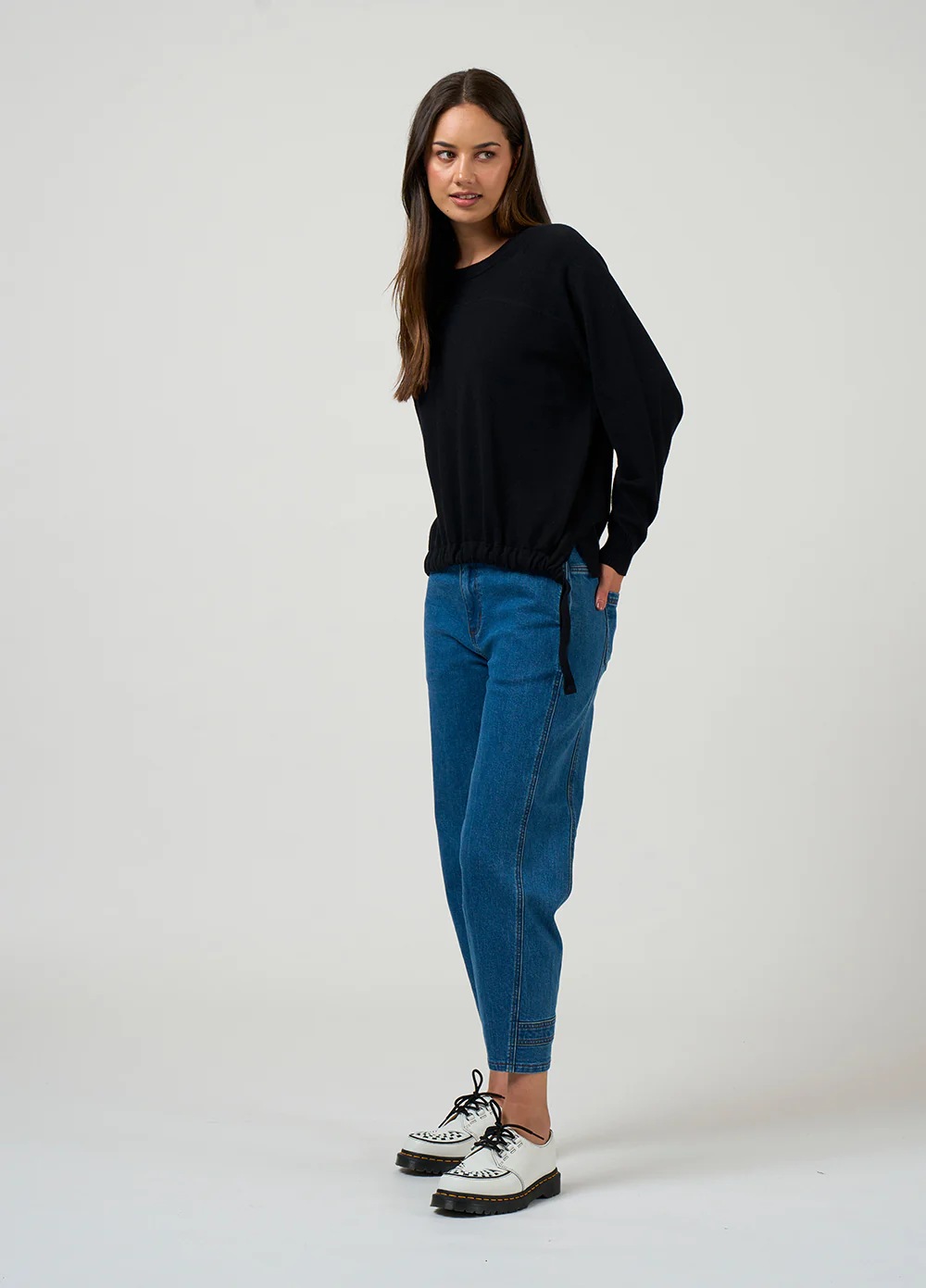 Madly Sweetly Current Sweater - Black - Image 5
