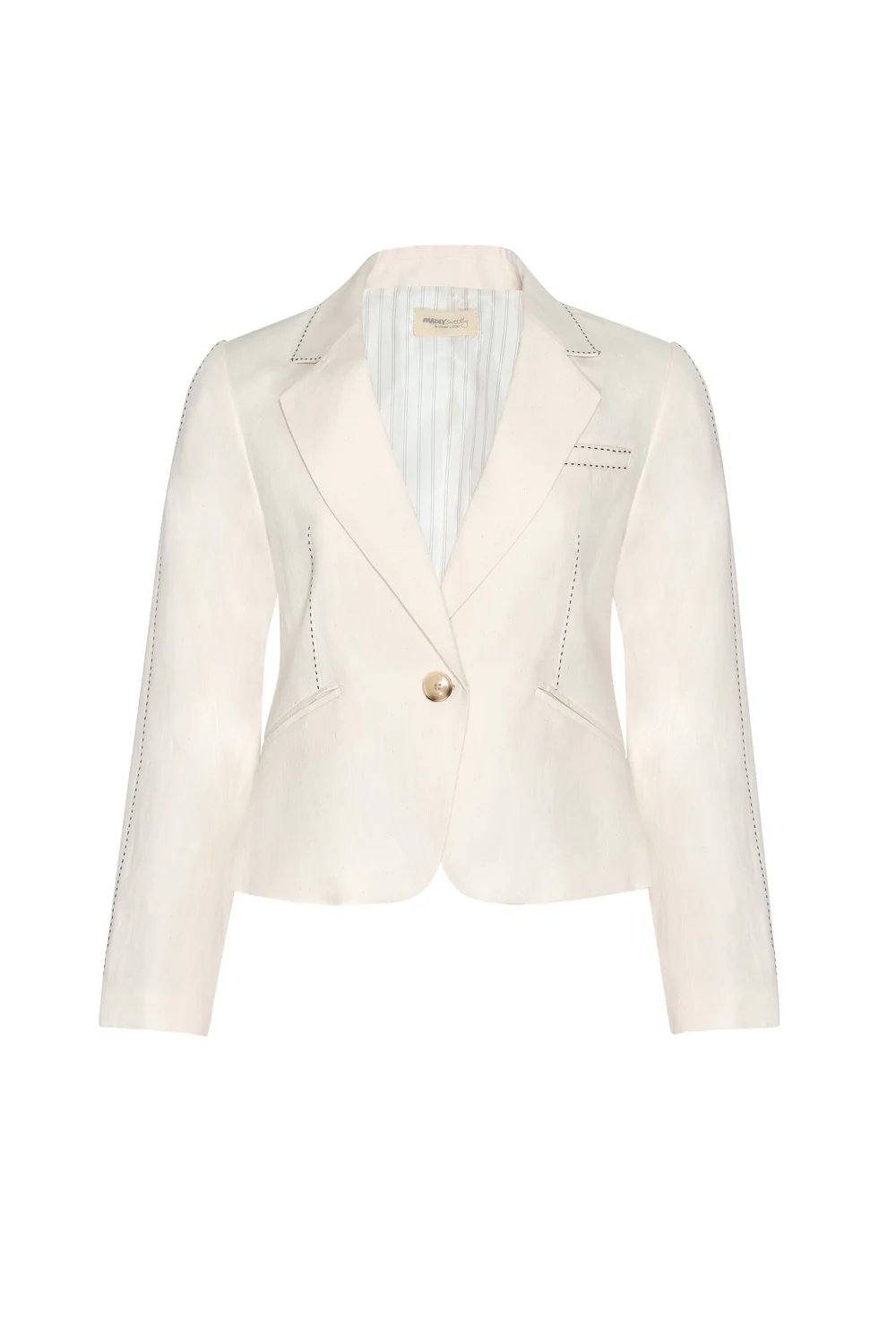 Madly Sweetly Dart Jacket - Chalk - Image 2