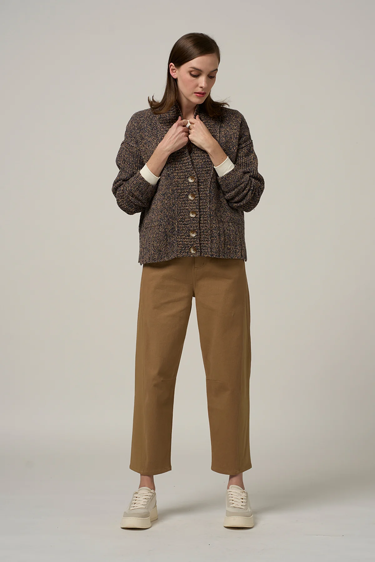 Madly Sweetly Diced Pant- Latte - Image 2