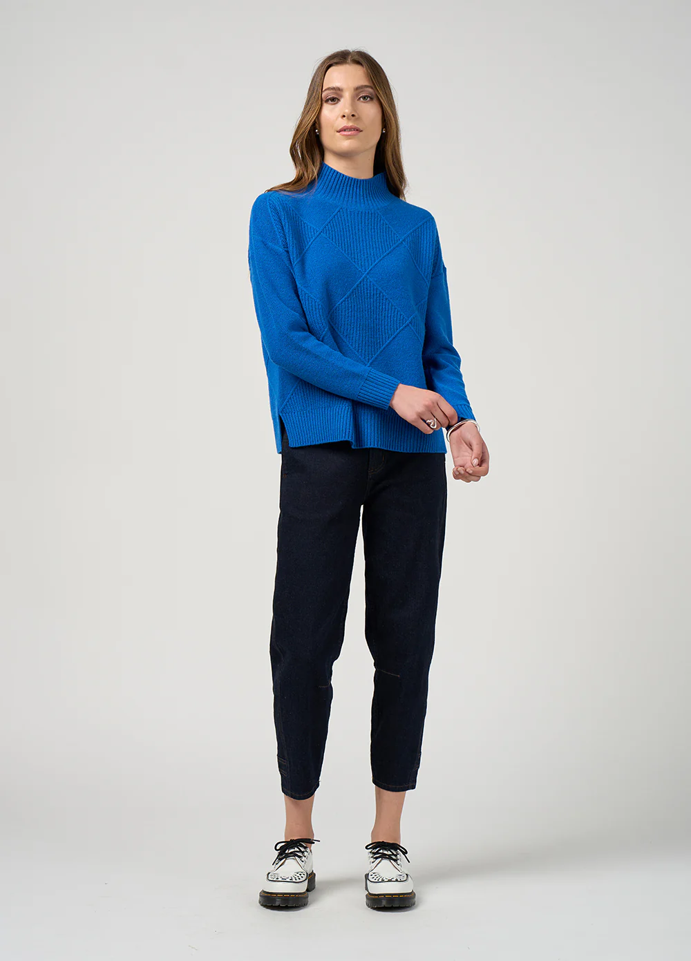 Madly Sweetly Dressage Sweater Cobalt - Image 4