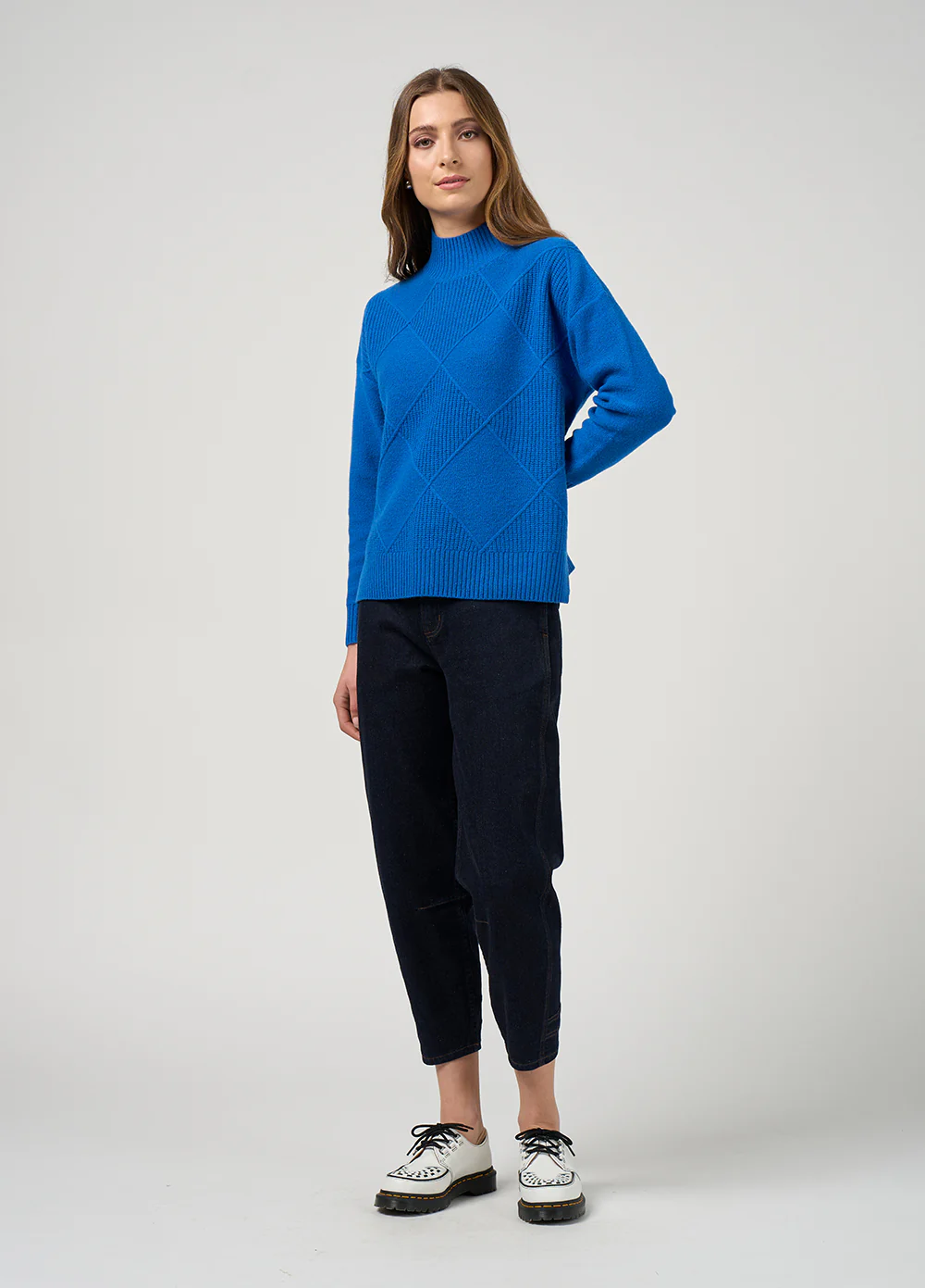 Madly Sweetly Dressage Sweater Cobalt - Image 5
