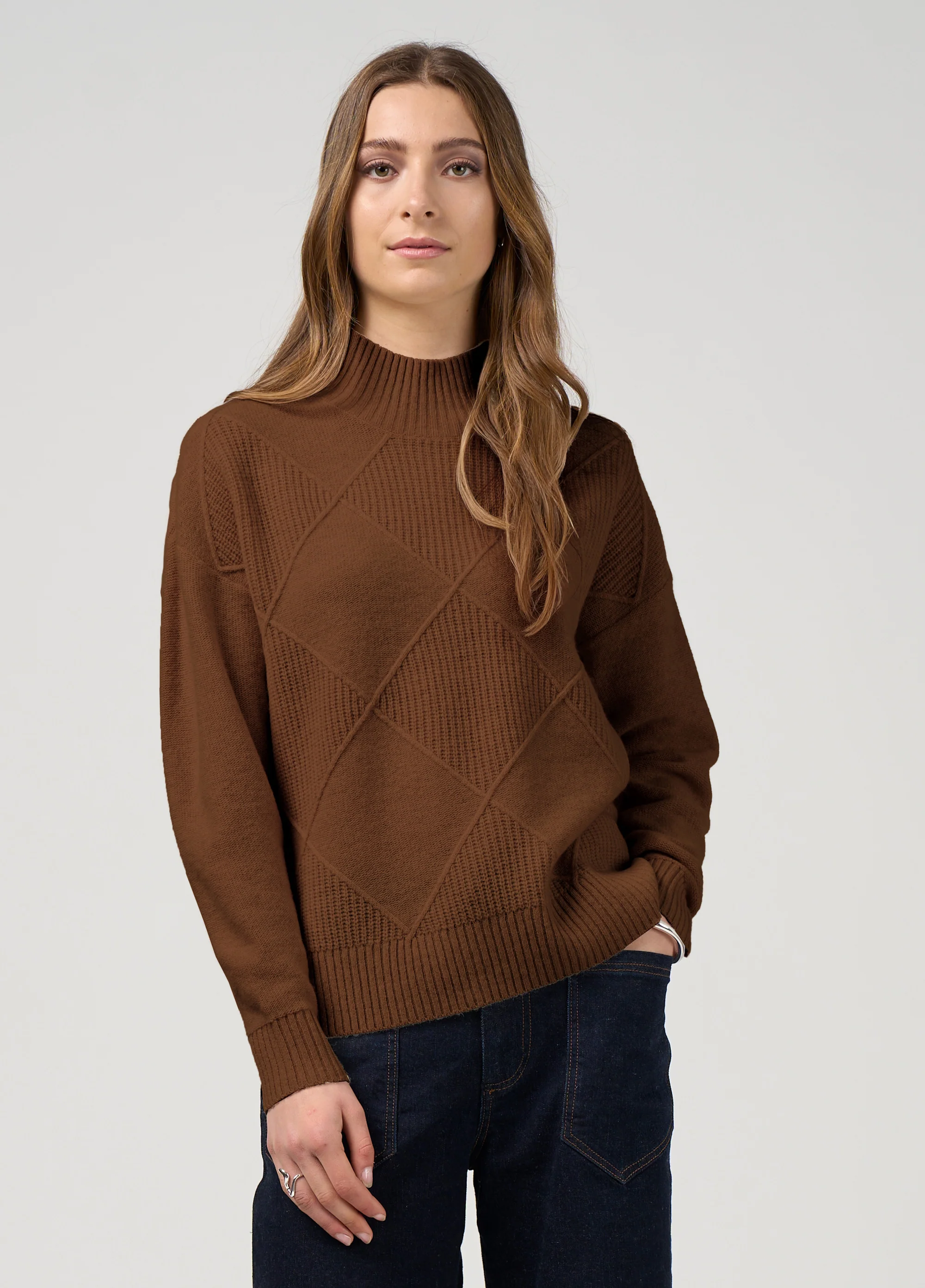 Madly Sweetly Dressage Sweater Mocha