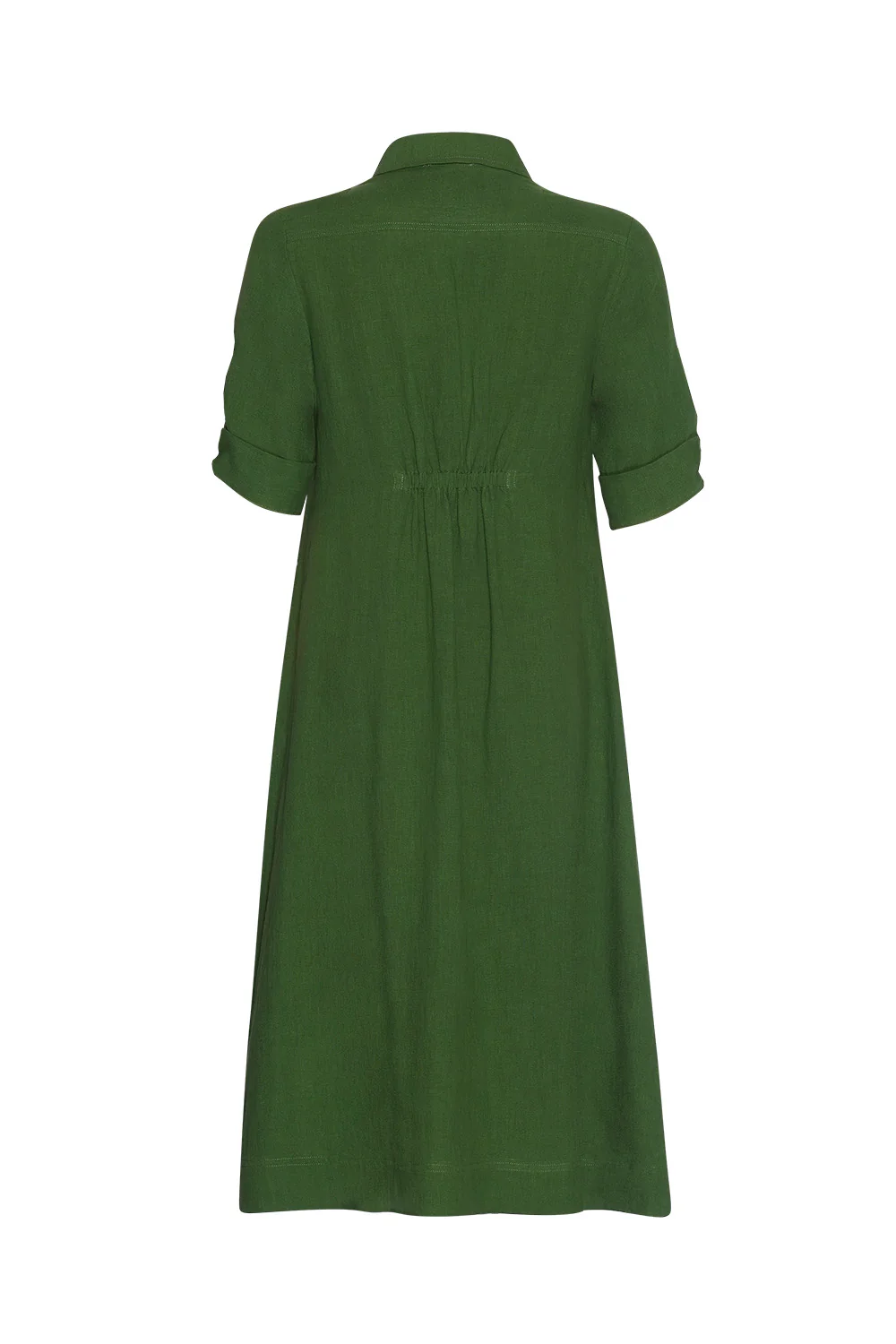 Madly Sweetly Echo Shirt Dress - Bottle - Image 3