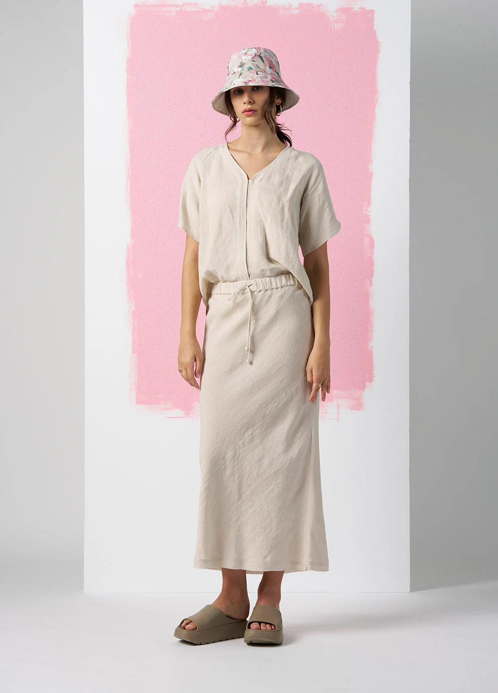Madly Sweetly Echo Skirt - Chalk - Image 2