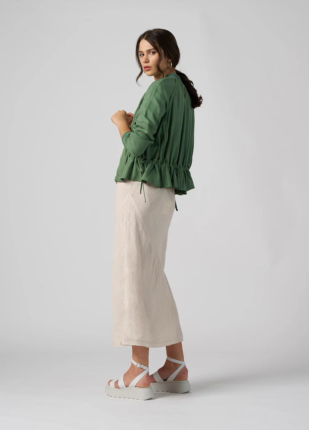 Madly Sweetly Echo Skirt - Chalk - Image 4