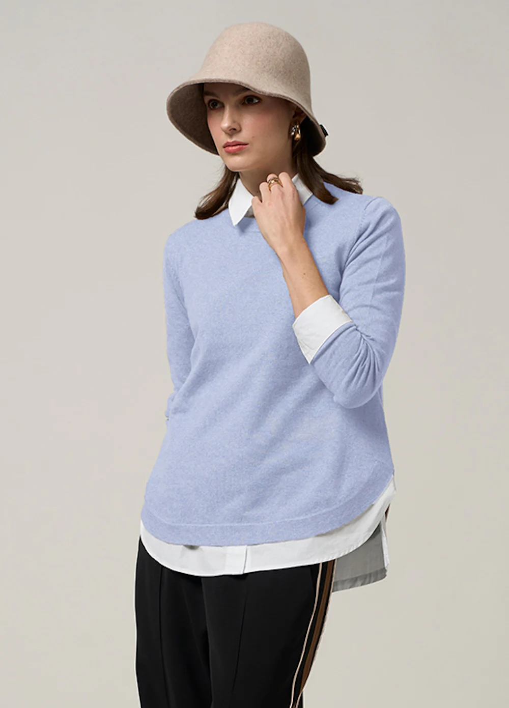 Madly Sweetly Everywear Crew - Sky Blue