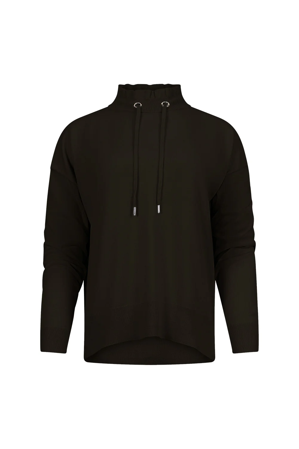 Madly Sweetly Everywear Drawstring Sweater - Khaki - Image 2