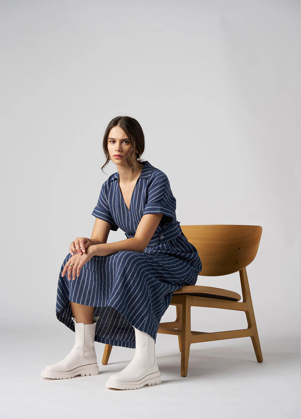 Madly Sweetly Highway Dress - Navy - Image 2