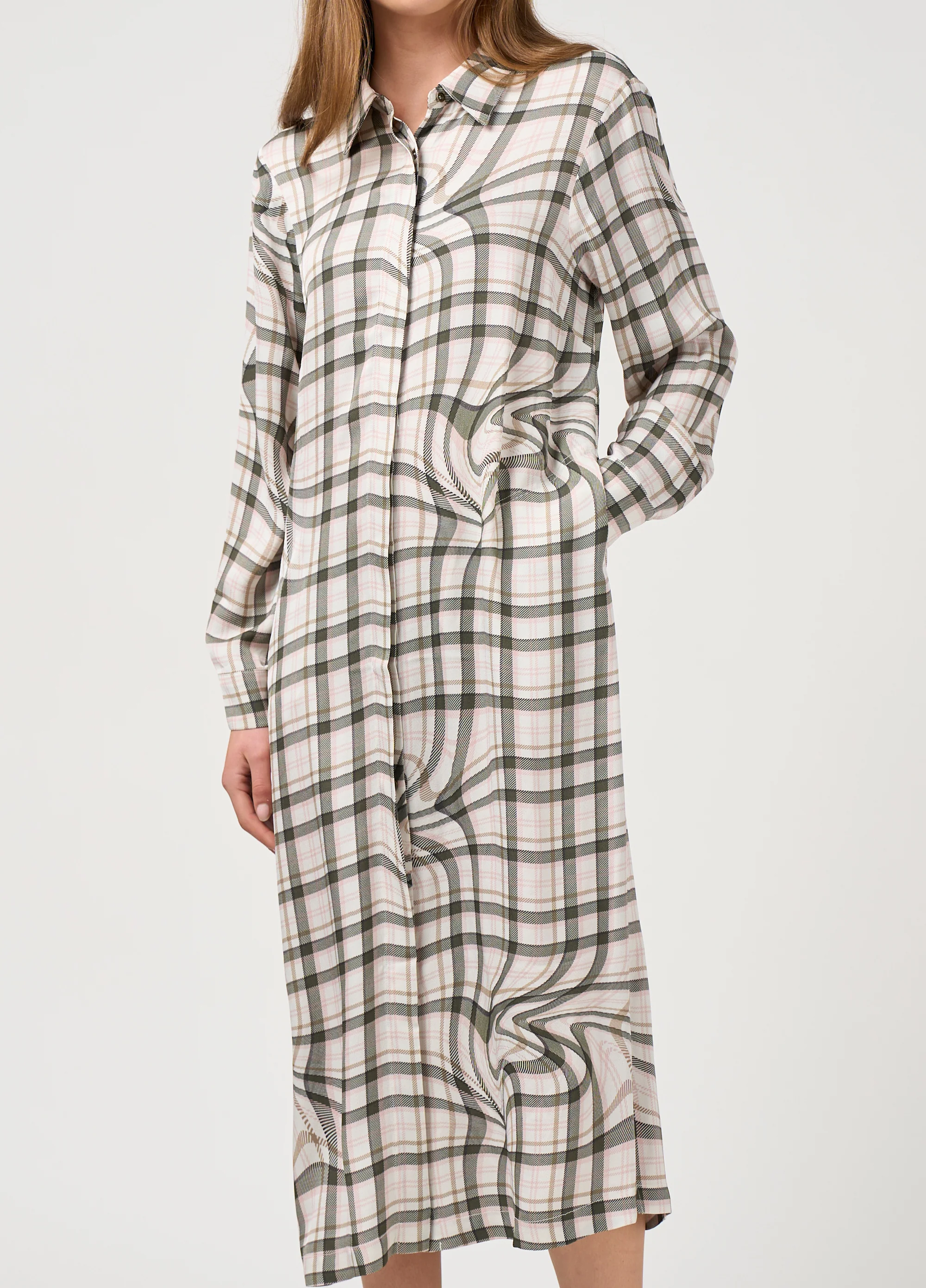 Madly Sweetly Illusion Shirtdress - Image 2