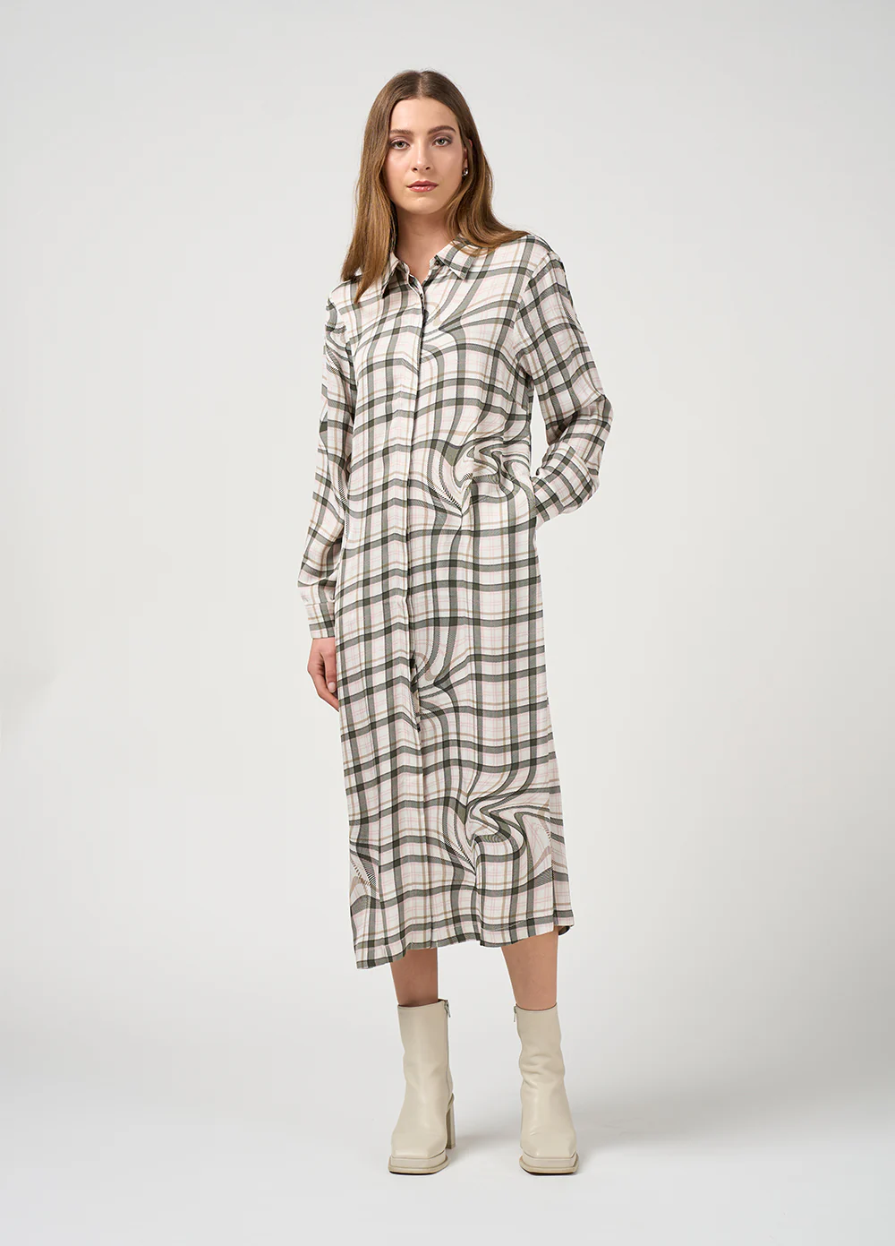 Madly Sweetly Illusion Shirtdress - Image 4