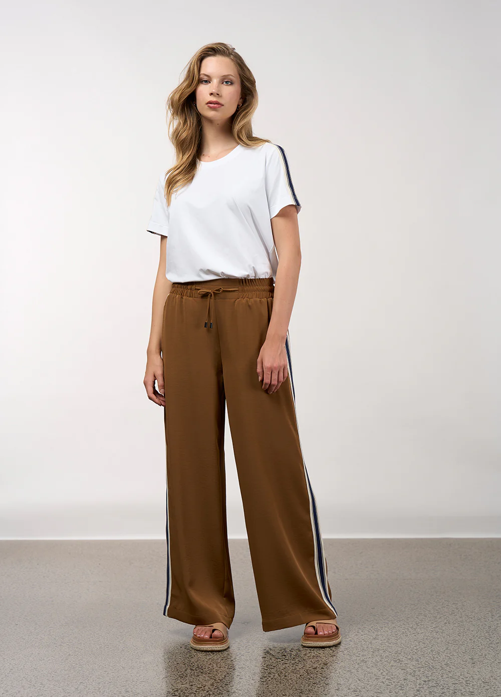 Madly Sweetly Linear Tee - White - Image 2
