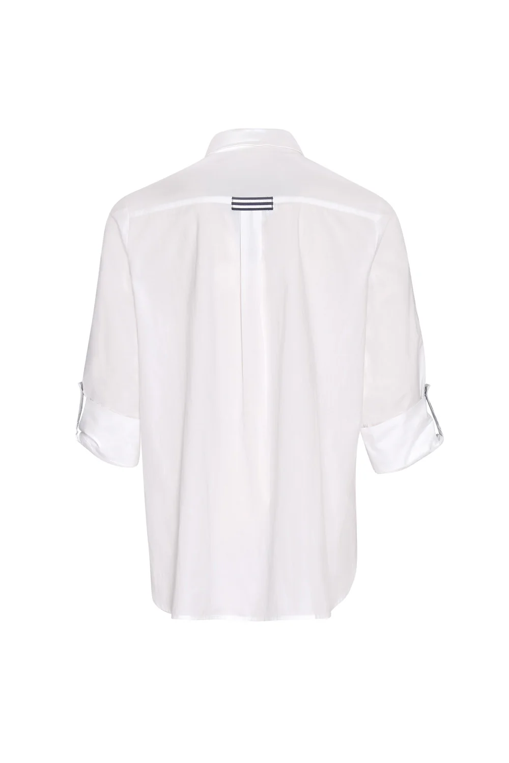 Madly Sweetly Mixed Media Shirt - White - Image 3